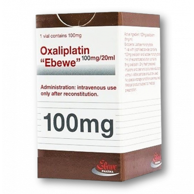 OXALIPLATIN EBEWE 100 MG / 20 ML ( OXALIPLATIN ) FOR IV ADMINISTRATION 20 ML VIAL